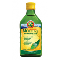 MOLLER'S - Μουρουνέλαιο (Cod Liver Oil) Natural Flavour, 250 ml