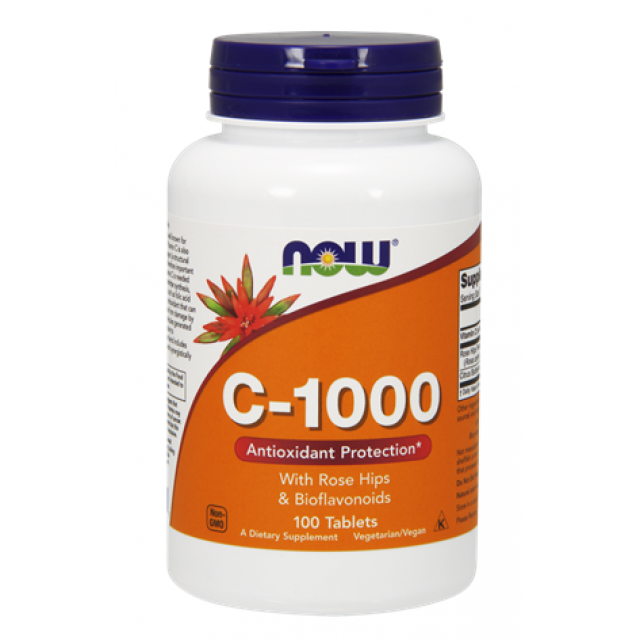 C-1000 with Rose Hips and Bioflavonoids, 100 Tabs