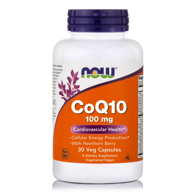 CoQ10 100mg with Hawthorn Berry Vegetarian, 30 Vcaps