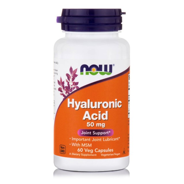 HYALURONIC ACID 50 mg with MSM 450 mg, 60 Vcaps