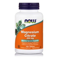 MAGNESIUM CITRATE 200mg, 100 Tablets