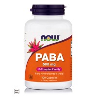 PABA 500mg (Para-Aminobenzoic Acid), 100 Caps
