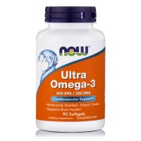 ULTRA OMEGA-3 (500 EPA/250 DHA) Deep Sea Fish Oil, 90 Softgels